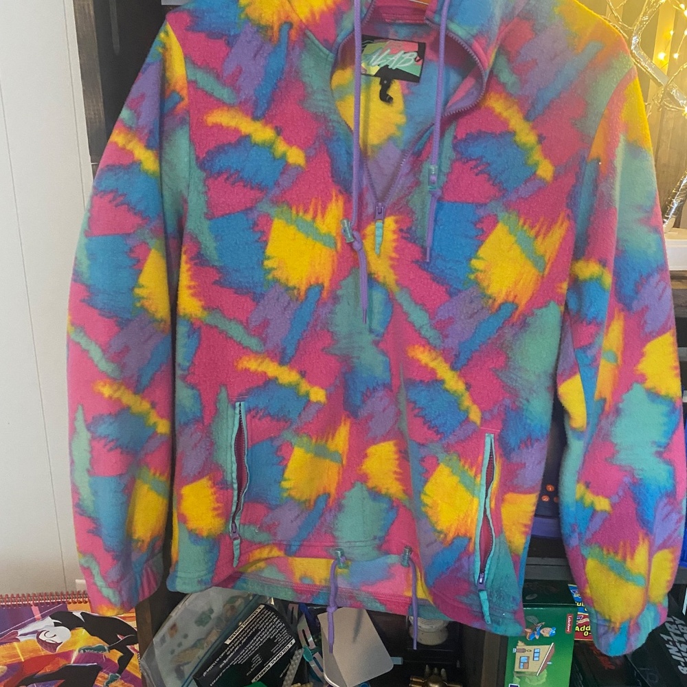 Multicolor pullover- 90s small - Picture 2 of 3